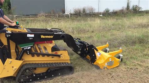 skid steer mini-mower|mulcher for mini skid steer.